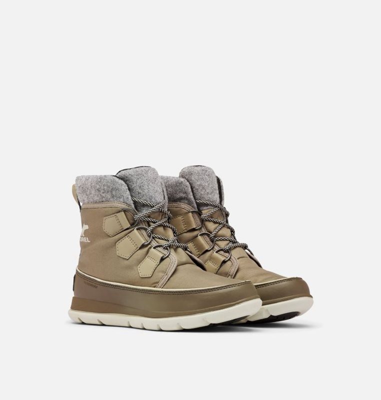 Sorel Dam Vinterkängor Khaki - ™ Explorer Carnival Låga - BCX-527860